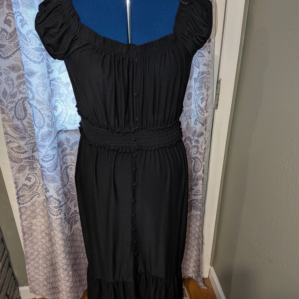 Derek Heart Black Maxi Dress
